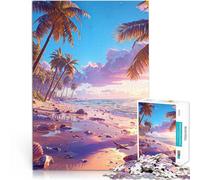 Puzzle Adulte 1000 pièces Plage Tropicale Jouets addictifs pour Le défi de l'intelligence cérébrale Œuvre d'art 50x70cm