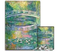 Puzzle Adulte 1000 pièces Pont de Printemps Puzzle en Carton Jeu interactif Familial, Cadeau Casse-tête, Jouet éducatif 26x38cm