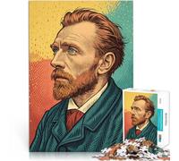 Puzzle Adulte 1000 pièces Portrait de Vincent Van Gogh pour Le Jeu éducatif Challenge Toy pour la décoration intérieure 38x26cm