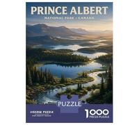 Puzzle Adulte 1000 Pièces Prince Albert National Park Canada Puzzles pour Adolescents pour S'amuser en Famille Difficile Et Stimulant Un pour Les Jeux 52x38cm/1000pcs