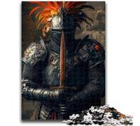 Puzzle Adulte 1000 pièces, Puissant Chevalier médiéval, Puzzle Adolescent, activité familiale Amusante à la Maison, Cadeau d'anniversaire, Cadeau de Voyage 38x26cm