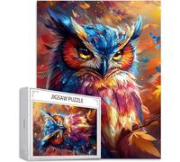 Puzzle Adulte 1000 Pièces Puzzle Animal Puzzles pour Adultes de Qualité Supérieure, Hibou Puzzles Classiques, DIY Jeu D'Intelligence De l'art de la Décoration Moderne Maison Jeu Cadeau Noël H-3287