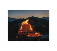 Puzzle Adulte 1000 Pièces Puzzle en Papier，éruption volcanique spectaculaire，Jeu de Puzzle Familial et des Cadeaux（38x26cm）-I10