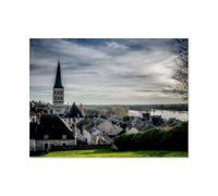 Puzzle Adulte 1000 Pièces Puzzle en Papier，La Charité-sur-Loire La Vieille Ville，Jeu de Puzzle Familial et des Cadeaux（50x70cm）-AR69