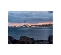 Puzzle Adulte 1000 Pièces Puzzle en Papier Puzzle en 3D，Grands paquebots de croisière dans Le Port de Palma，DIY Cadeaux De Noël Décor À La Maison（38x26cm）-AZ32