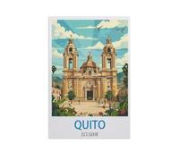Puzzle Adulte 1000 Pièces Puzzle en Papier Puzzle en 3D,Quito, Équateur,DIY Cadeaux De Noël Décor À La Maison(50x70cm)-GB44