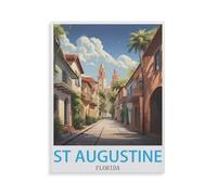 Puzzle Adulte 1000 Pièces Puzzle en Papier，St. Augustine Floride，Jeu de Puzzle Familial et des Cadeaux（38x26cm）-HI14
