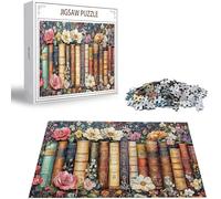 Puzzle Adulte 1000 Pièces Puzzle Fleur Puzzles pour Adultes de Qualité Supérieure, Livre Puzzles Classiques, DIY Jeu D'Intelligence De l'art de la Décoration Moderne Maison Jeu 2025 Cadeau Noël H-6527
