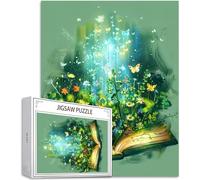Puzzle Adulte 1000 Pièces Puzzle Livre Puzzles pour Adultes de Qualité Supérieure, Fleur Puzzles Classiques, DIY Jeu D'Intelligence De l'art de la Décoration Moderne Maison Jeu 2025 Cadeau Noël H-7616