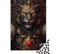 Puzzle adulte 1000 pièces Puzzle mécanique en forme de tigre Puzzle adulte Jeu éducatif Défi Jouet 1000 pièces (75x50 cm)
