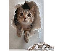 Puzzle Adulte 1000 pièces Puzzle MIAU MIAU Puzzles Jouets éducatifs Jeux Décoration familiale 1000 pièces (75x50cm)
