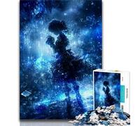 Puzzle Adulte 1000 pièces, Puzzle Ninja samouraï mystérieux pour Adolescent, pour Un Moment de détente à la Maison avec des pièces de Formes aléatoires entièrement emboîtables (Taille 38x26cm)