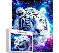 Puzzle Adulte 1000 Pièces Puzzle Rose Puzzles pour Adultes de Qualité Supérieure, Tigre Puzzles Classiques, DIY Jeu D'Intelligence De l'art de la Décoration Moderne Maison Jeu 2025 Cadeau Noël H-2045