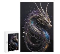 Puzzle adulte 1000 pièces Puzzle Water Steampunk Dragon Puzzle pour adultes Jeu de famille Coupe de précision d'anniversaire et cadeaux uniques 1000 pièces