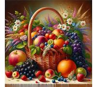 Puzzle Adulte 1000 Pieces, Puzzles Classiques Qualité Supérieure Corbeille de Fruits Orange, Bricolage Divertissement Créatif Jeux, Puzzles pour la Décoration Maison Cadeau
