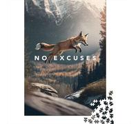 Puzzle adulte 1000 pièces, puzzles de motivation sans excuses, puzzles pour adultes, jeu éducatif, défi, jouet, 1000 pièces (75x50 cm)