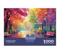 Puzzle Adulte 1000 Pièces Rainbow in The Rain Forest Puzzles pour Adolescents, Jouets Anti-Stress, Défi Difficile, Cadeau d'anniversaire Unique 38x26cm/1000pcs