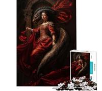 Puzzle Adulte 1000 pièces Reine de la Déesse de Minuit Lilith Jeu éducatif défi Jouet Relaxant Anti-Stress Cadeau d'anniversaire (Dimensions 75x50cm)