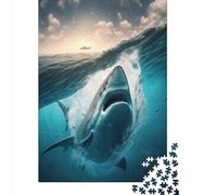 Puzzle adulte 1000 pièces Requin baleine 435 Puzzle en papier pour adultes et adolescents Décoration de la maison Puzzle Jouets 1000 pièces (38x26 cm)
