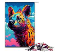 Puzzle Adulte 1000 pièces Robot Hyène Africaine par SplattersLots of Thick Colour Puzzle Familial Amusant avec Affiche Assortie et Feuille de Questions 75x50cm
