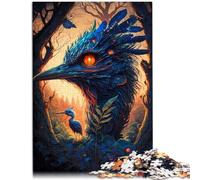 Puzzle Adulte 1000 pièces Royaume enchanté Autruche Difficile et Défi 26x38cm Jeu éducatif pour Anniversaire Noël