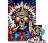 Puzzle Adulte 1000 pièces Sagesse kaléidoscopique pour Le Jeu éducatif Challenge Toy Liste de souhaits avec Le Père Noël 52x38cm