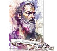 Puzzle Adulte 1000 pièces « Saint Jacques Le Majeur » Puzzles pour Adultes pour s'amuser en Famille et Jouer Le Soir 1000 pièces (75 x 50 cm)