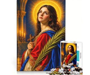 Puzzle Adulte 1000 pièces Saint Martyr Jeu éducatif décoration intérieure renforce Les Liens d'amour Entre Les Couples 50x75cm
