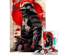 Puzzle Adulte 1000 pièces Samouraï Japonais épique Jeu Familial pour Passer Le Temps à la Maison idéal pour Un Anniversaire ou Noël (Dimensions 38x52cm)