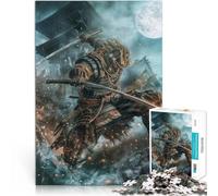 Puzzle Adulte 1000 pièces Samouraï Sekiro Difficile à réaliser mais Amusant et Humoristique Cadeaux pour Les Amis et la Famille 38x26cm