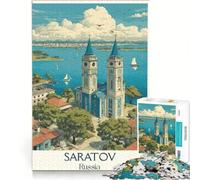 Puzzle Adulte 1000 pièces Saratov, Russia | 38x26cm Analyse et logique Activités ludiques à la maison Cadeau d'anniversaire Cadeaux,