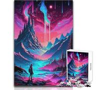 Puzzle Adulte 1000 pièces « Seul dans Un Monde Fantastique » - Jeu éducatif Familial - Une œuvre d'art - Cadeau d'anniversaire - Dimensions : 38x26cm