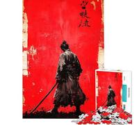 Puzzle Adulte 1000 pièces Silhouette de Ronin Décoration Murale Cadeau Unique pour Anniversaire et Noël (Dimensions 50x75cm)