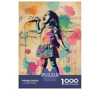Puzzle Adulte 1000 Pièces Sirens Kids Song Puzzles pour Adolescents, Jouets Anti-Stress, Défi Difficile, Cadeau d'anniversaire Unique 70x50cm/1000pcs