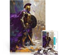 Puzzle Adulte 1000 pièces Soldat Spartiate 300 Jouets addictifs pour Le défi de l'intelligence cérébrale décoration Murale 38x26cm