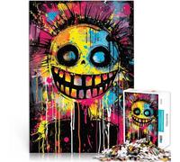 Puzzle Adulte 1000 pièces Sourires vibrants, Vibrations folles Réduction du Stress intéressante Super Cadeau 50x70cm