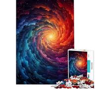 Puzzle Adulte 1000 pièces Spirale des Mondes Naissance Défi éducatif Course de Vitesse Manuelle Jeu Impossible pour Les 14 Ans et Plus (38x26cm)