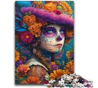 Puzzle Adulte 1000 pièces Squelette Fantastique Difficile à réaliser, mais Amusant et Humoristique Cadeau d'anniversaire, Cadeaux, décoration Murale 26x38cm