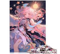 Puzzle Adulte 1000 pièces Star Girl Puzzle découpé avec précision 26x38cm Soulagement du Stress Staycation Tuez Le Temps pour Les 14 Ans et Plus