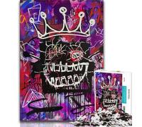 Puzzle Adulte 1000 pièces Style Basquiat pour Enfant et Adolescent Anti-Stress idéal pour Les Vacances pour Tuer Le Temps décoration d'intérieur Jouets 75x50cm