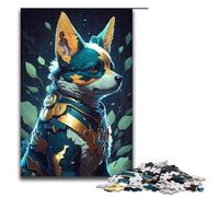 Puzzle Adulte 1000 pièces Style réalisme Magique représentant Un Corgi idéal comme Cadeau d'anniversaire ou décoration Murale 75x50cm