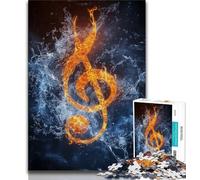 Puzzle Adulte 1000 pièces, Symbole Anglais, Fantaisie, pour Adolescent, pour Un Moment de détente à la Maison, avec pièces de Formes aléatoires entièrement emboîtables (Taille 38x26cm)