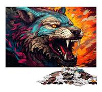 Puzzle Adulte 1000 pièces Symphonie du Loup Terrible Puzzle Familial Amusant activités à la Maison Cadeau d'anniversaire Cadeaux de Voyage 1000 pièces (75 x 50 cm)