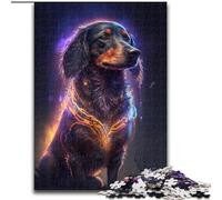 Puzzle Adulte 1000 pièces Teckel Puzzle 1000 pièces Idée Cadeau de Vacances, Illustration Humoristique, Illustration détaillée (Taille 26x38cm)