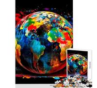 Puzzle Adulte 1000 pièces Terre Fragile Tellus Casse-tête Jeu Difficile et éducatif Offre spéciale comme Cadeau pour Toute la Famille (38x26cm)