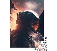 Puzzle Adulte 1000 Pièces, The Last Astronaut, 70x50cm/1000pcs, Pièces Blanches pour Un Tri Ordonné; À Savourer Seul Ou en Bonne Compagnie