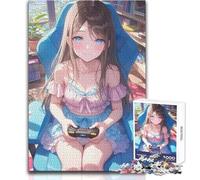 Puzzle Adulte 1000 pièces, thème Anime, Jeu d'amour, Jouet intellectuel, décoration intérieure, pour Un Père Noël Secret, Dimensions : 38x52cm