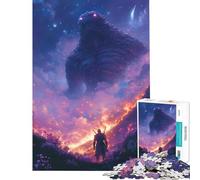 Puzzle Adulte 1000 pièces thème Fantastique et Mystique Combat de Monstres Jeu de réflexion et d'apprentissage Jouet éducatif Cadeau d'anniversaire pour Femme (Taille 75x50cm)