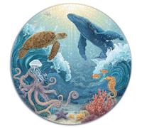 Puzzle Adulte 1000 Pièces Thème Nautique - Ce Puzzle 1000 Pièces Offre Un Aperçu Captivant des Fonds Marins. Parfait pour Les Amateurs De Défis, De Détente Et De Loisirs Créatifs