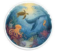 Puzzle Adulte 1000 Pièces Thème Nautique - Ce Puzzle 1000 Pièces Offre Un Aperçu Captivant des Fonds Marins. Parfait pour Les Amateurs De Défis, De Détente Et De Loisirs Créatifs